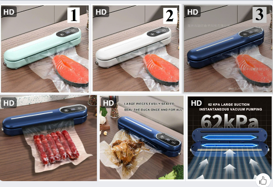 Máy hút chân không kèm túi -62166(Chốt hàng: trước 24h ngày 27/5)