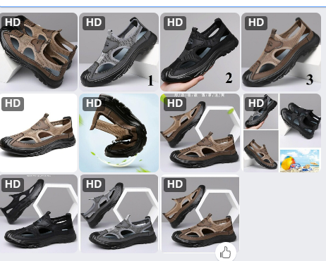 Sandal giọ QC cho nam-62203(Chốt hàng: trước 24h ngày 28/5)