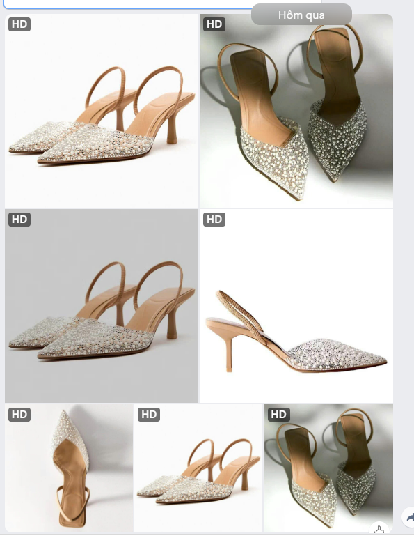 Sandal mũi nhọn ZA Đ8 - 62323 (Chốt hàng: trước 24h ngày 31/5)