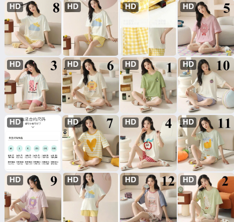 Bộ mặc nhà nữ –  73564(Chốt hàng: trước 24h ngày 11/5)