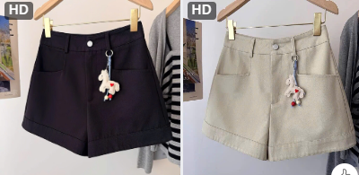 Quần short cạp cao nữ –74163(Chốt hàng: trước 24h ngày 28/5 )