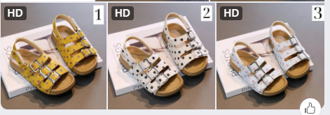Sandal chấm bi cho bé gái – 74203(Chốt hàng: trước 24h ngày 29/5 )