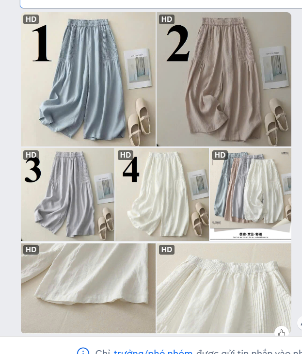 Quần suông cạp chun nữ-62505(Chốt hàng: trước 24h ngày 05/6)