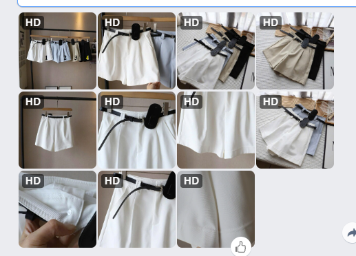 Quần short vải cho nữ -62615(Chốt hàng: trước 24h ngày 08/6)