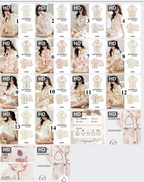 Bộ pijama cộc cho nữ- 62627(Chốt hàng: trước 24h ngày 08/6)