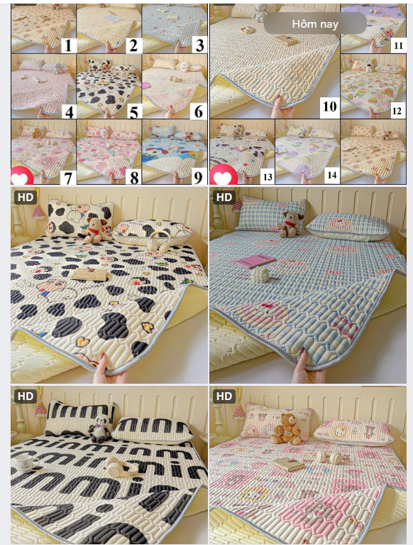 Ga gối điều hòa nội địa - 62645(Chốt hàng: trước 24h ngày 09/6)