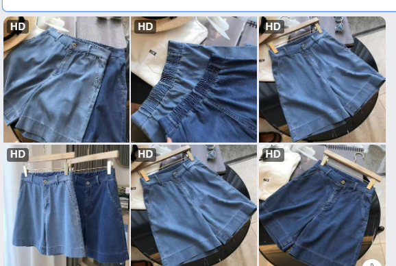 Quần short denim cho nữ -62665(Chốt hàng: trước 24h ngày 09/6)