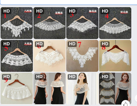 Khăn choàng ren -62863 (Chốt hàng: trước 24h ngày 15/6)
