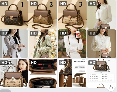 Túi xách nữ - 62866 (Chốt hàng: trước 24h ngày 15/6)