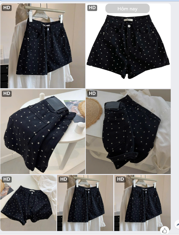 Quần short chấm bi nữ -62884(Chốt hàng: trước 24h ngày 16/6)