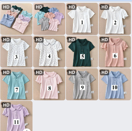 BST áo polo cho BG- 62915(Chốt hàng: trước 24h ngày 17/6)