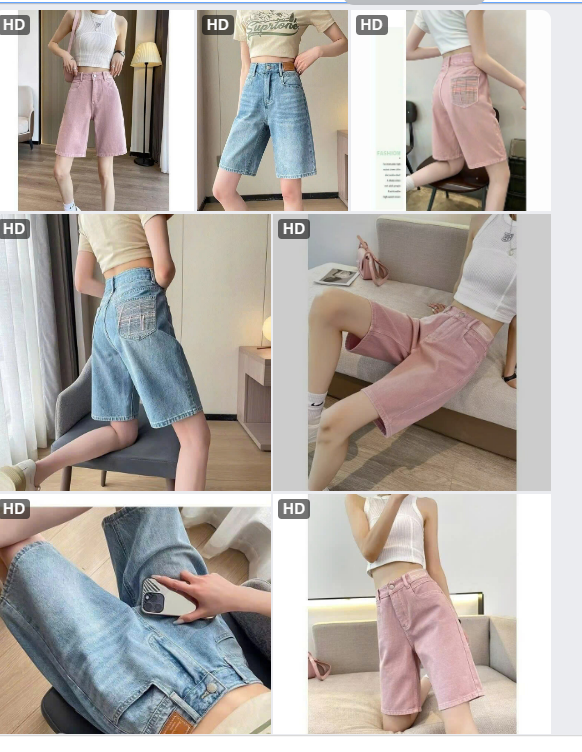 Quần jeans ngố nữ - 62929(Chốt hàng: trước 24h ngày 17/6)