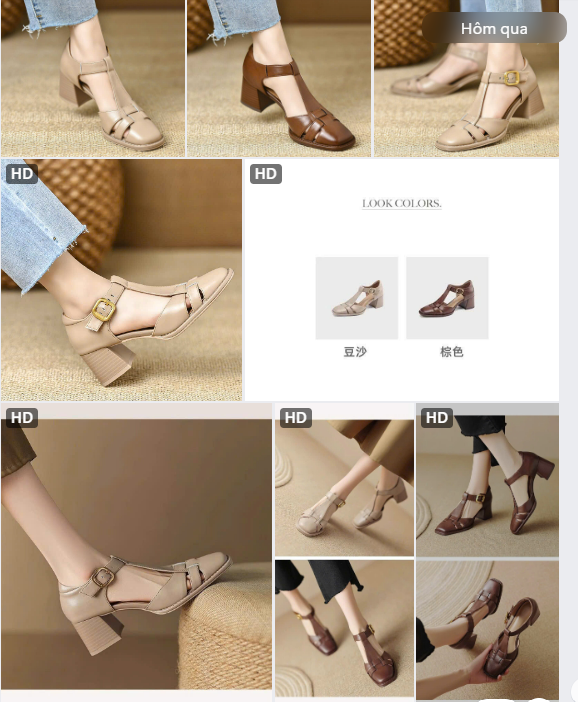 Sandal bít mũi cho nữ-62967(Chốt hàng: trước 24h ngày 18/6)