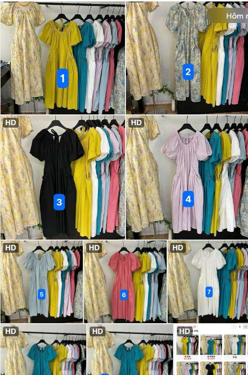 Đầm nữ túi chun-62982(Chốt hàng: trước 24h ngày 19/6)