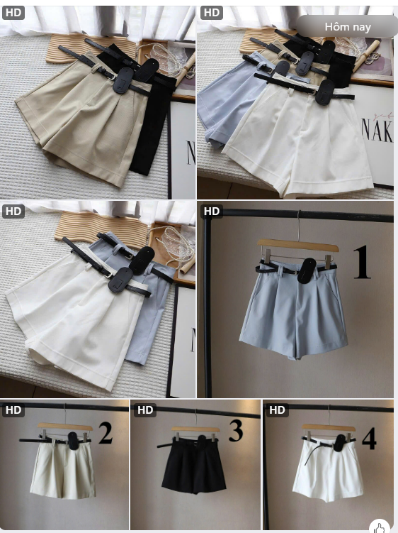 Quần short nữ-62892(Chốt hàng: trước 24h ngày 19/6)