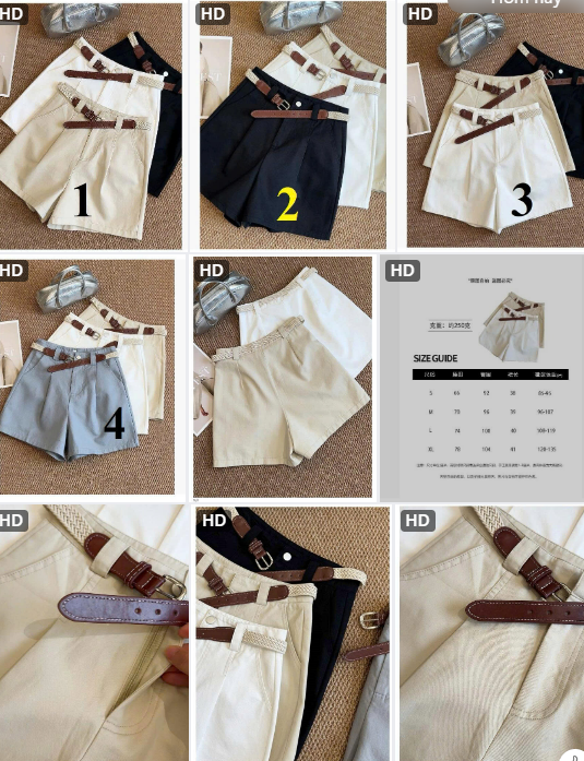 Quần short nữ Anna-62895(Chốt hàng: trước 24h ngày 19/6)