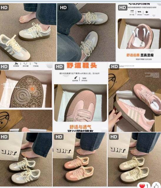 Giày thể thao nữ đế bánh mì - 62998(Chốt hàng: trước 24h ngày 22/6)