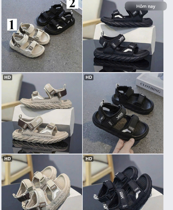 Sandal TT cho BT-63062(Chốt hàng: trước 24h ngày 24/6)