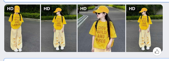 Set quần jeans+áo phông vàng cho BG -63082 (Chốt hàng: trước 24h ngày 24/6)