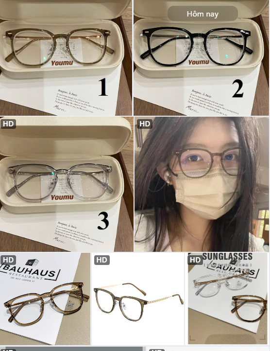 Kính chống ánh sáng xanh-63215 (Chốt hàng: trước 24h ngày 28/6)