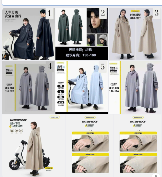 Áo mưa liền thân chống gió - 63325(Chốt hàng: trước 24h ngày 01/7)