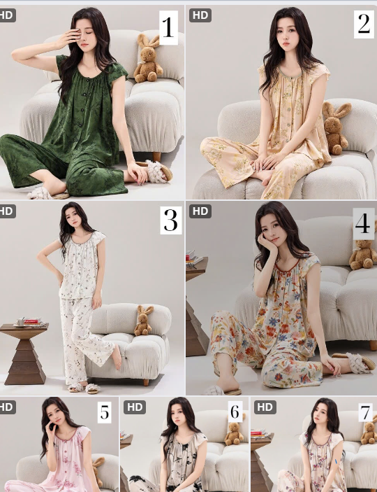 Bộ mặc nhà nữ –74481 (Chốt hàng: trước 24h ngày 5/6)