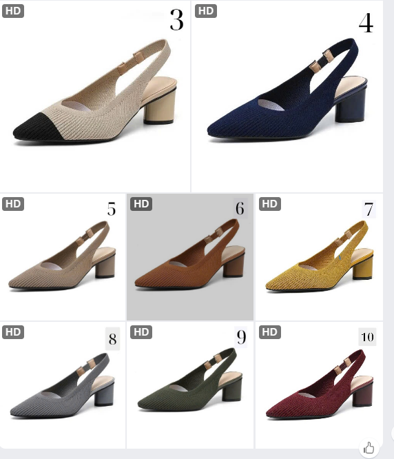 Sandal nữ mũi nhọn đan lưới – 74500 (Chốt hàng: trước 24h ngày 6/6)