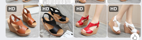 Sandal nữ đế xuồng da thật – 74504 (Chốt hàng: trước 24h ngày 6/6)