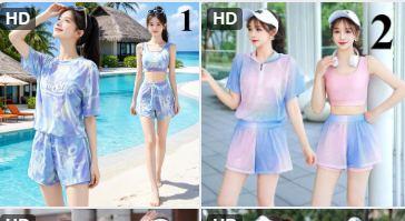 Bộ bơi 3 chi tiết cho nữ – 74517 (Chốt hàng: trước 24h ngày 6/6)