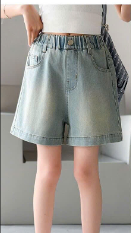 Quần short jeans bé gái thêu ngựa –74568(Chốt hàng: trước 24h ngày 8/6)