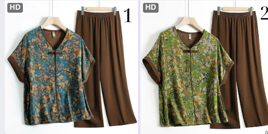 Bộ đồ trung niên –74575(Chốt hàng: trước 24h ngày 8/6)