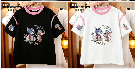 Bộ quần áo bé gái Tom and Jerry -74600 (Chốt hàng: trước 24h ngày 9/6)