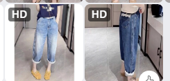 Quần jeans lửng viền ren- 74619(Chốt hàng: trước 24h ngày 9/6)
