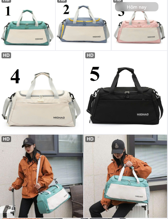 Túi du lịch new- 63486(Chốt hàng: trước 24h ngày 06/7)