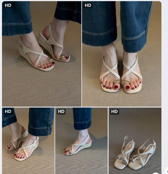 Sandal xỏ ngón đế xuồng new- 63519(Chốt hàng: trước 24h ngày 06/7)
