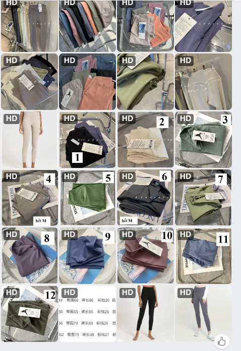 Quần tập LULU nâng mông- 63523 (Chốt hàng: trước 24h ngày 06/7)