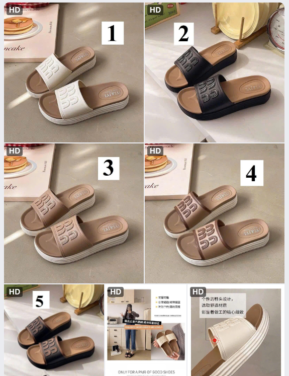 Dép lê đế cao - 63527 (Chốt hàng: trước 24h ngày 07/7)