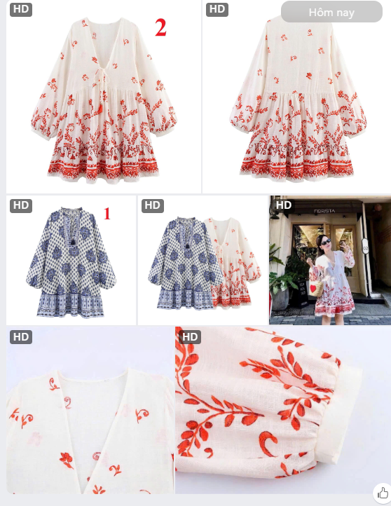 Đầm babydoll -63537(Chốt hàng: trước 24h ngày 07/7)