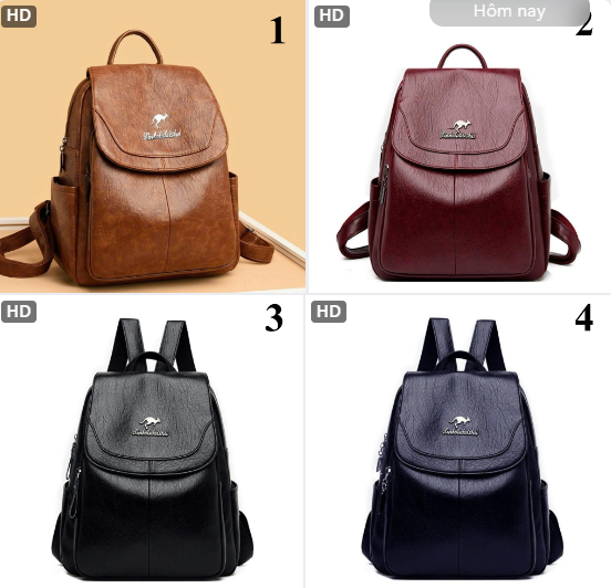Balo da PU đợt 15-63542 (Chốt hàng: trước 24h ngày 07/7)