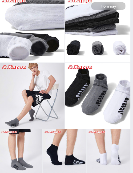 Set tất nam Kappa - 63548(Chốt hàng: trước 24h ngày 07/7)