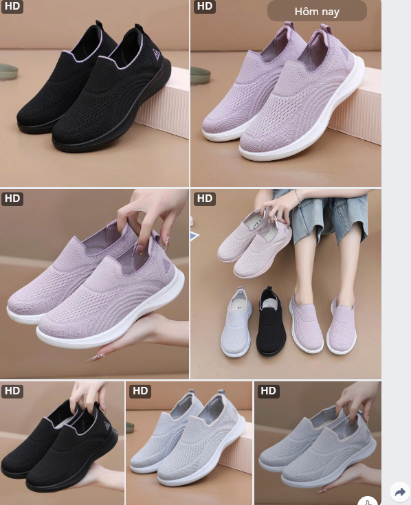 Giầy slipon chun nữ-63550(Chốt hàng: trước 24h ngày 07/7)