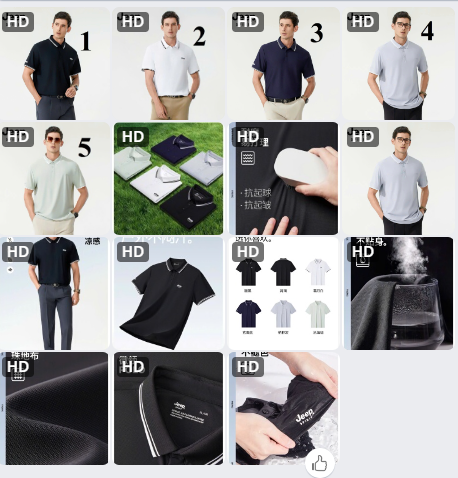 Áo polo nam Jeep - 63559(Chốt hàng: trước 24h ngày 07/7)