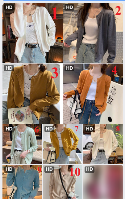 Áo cardigan nữ - 63594 (Chốt hàng: trước 24h ngày 08/7)