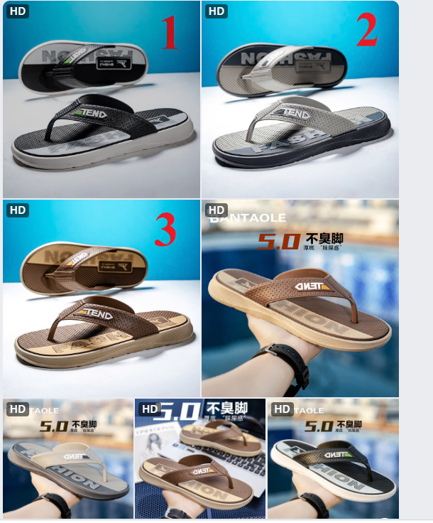 Dép xỏ ngón nam- 64002(Chốt hàng: trước 24h ngày 19/7)