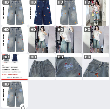 Quần jeans ngố- 64006(Chốt hàng: trước 24h ngày 19/7)