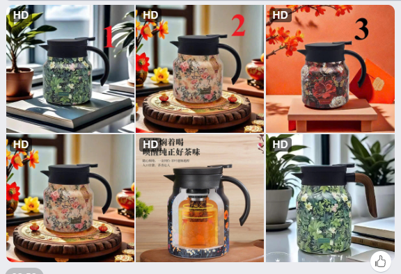 Bình giữ nhiệt hoa - 64021(Chốt hàng: trước 24h ngày 19/7)