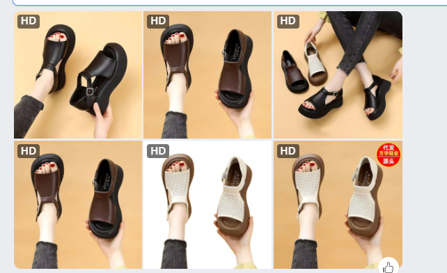 Sandal nữ đế bánh mỳ- 64023(Chốt hàng: trước 24h ngày 19/7)