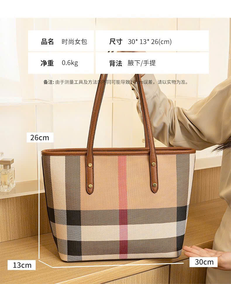 Mã sp: Túi xách tay tote caro –77979  (giao 329) ⏰ Chốt hàng: trước 24h ngày 13/9