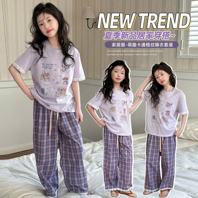 Mã sp: Bộ mặc nhà cute cho bé gái -79128  (giao 199) ⏰ Chốt hàng: trước 24h ngày 24/10