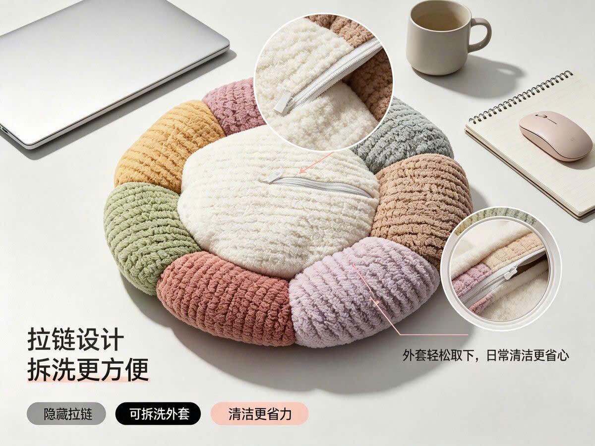 Mã sp: Đệm ngồi tròn sắc màu–79142 (giao 89) ⏰ Chốt hàng: trước 24h ngày 24/10